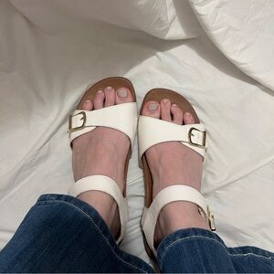 Aetrex Carrie White Sandal - EUR 40